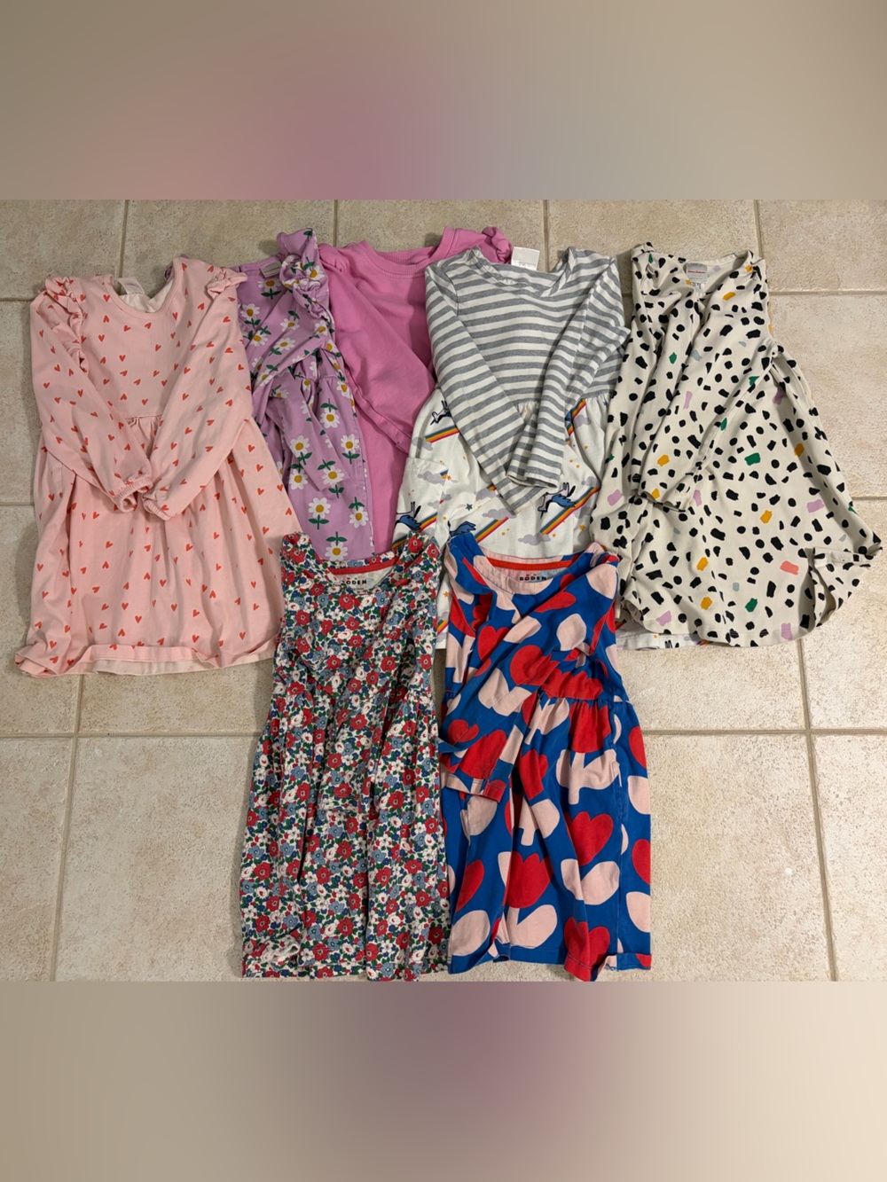 Girls Dresses Bundle - Hanna Anderson and Mini Boden size 5 Hanna 5-6 Boden